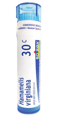 Boiron Hamamelis Virginiana 30C pellets in a five-pack for convenient at-home use.