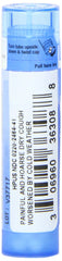 Boiron Hepar Sulphuris Calcareum 6C pellets used at the first sign to ease coughing.