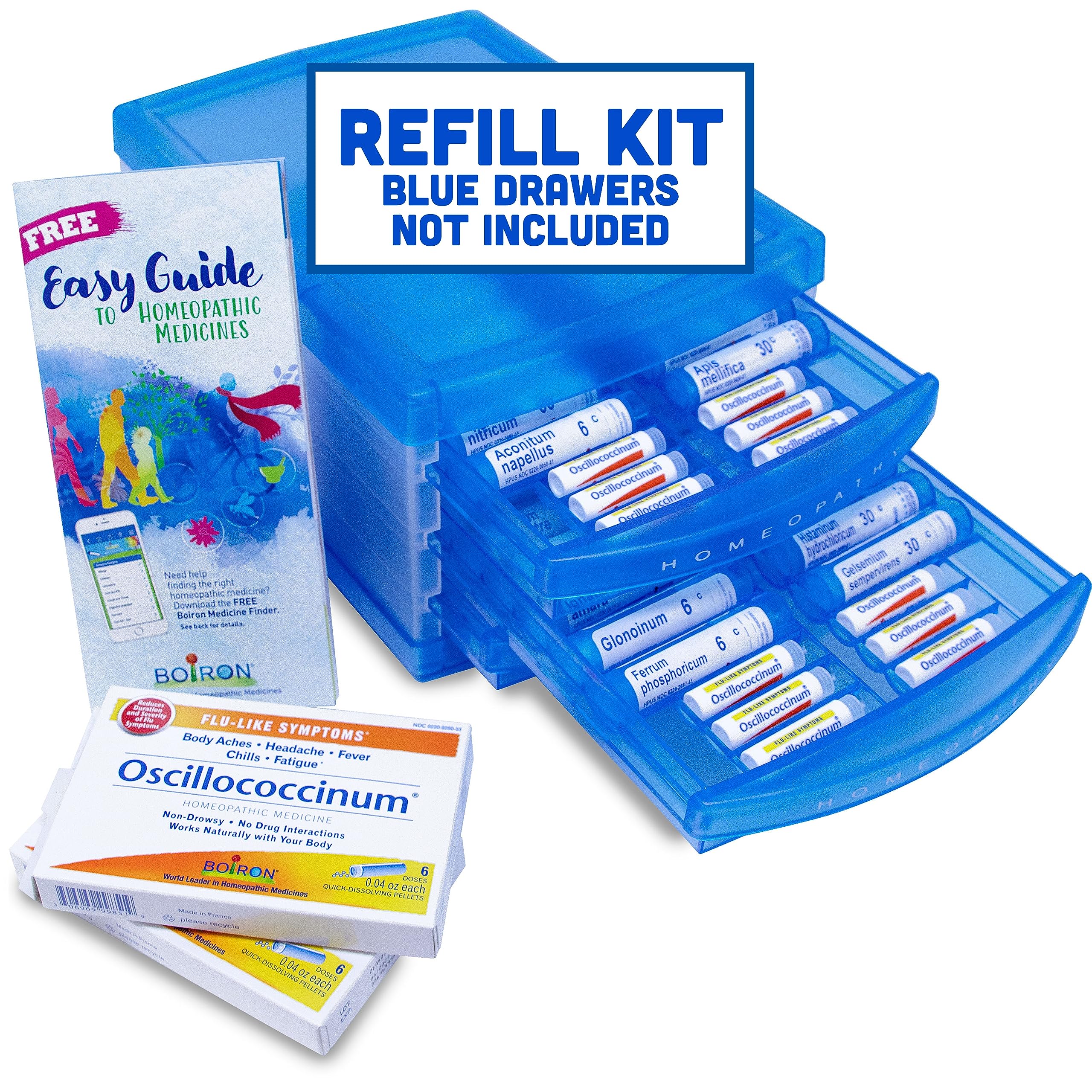 Boiron Homeo Family 32-tube set for organized homeopathy at home