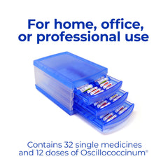 Boiron Oscillococcinum doses highlight 12 unit doses for easy dosing.