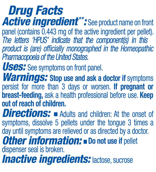 Post-nasal drip relief with Hydrastis Canadensis from Boiron