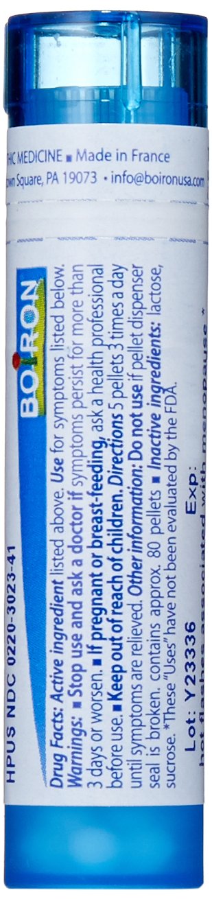 Boiron Lachesis Mutus 30C packaging, compact box ideal for home or travel.