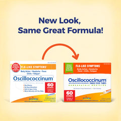 Front view of Boiron Oscillococcinum packaging for home use.