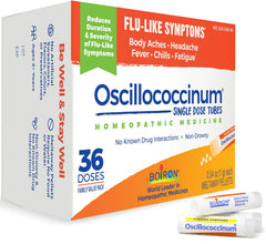 Boiron Oscillococcinum pellets dissolve quickly under the tongue for easy relief.