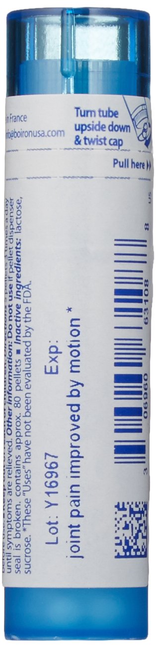 Boiron Rhus Toxicodendron 6C bottle closeup highlights packaging for home use