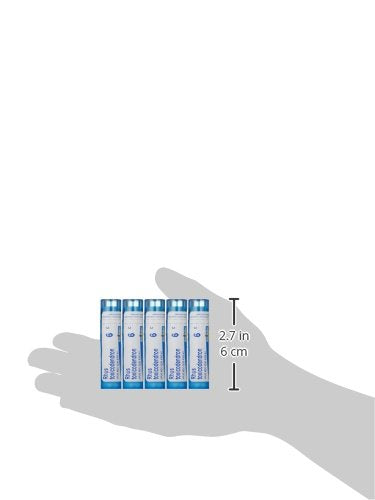 Boiron Rhus Toxicodendron 6C package on display shows easy home remedy access