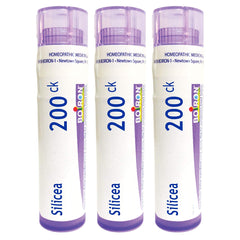 Boiron Silicea 200CK tubes packaging for convenient multi-dose dosing.