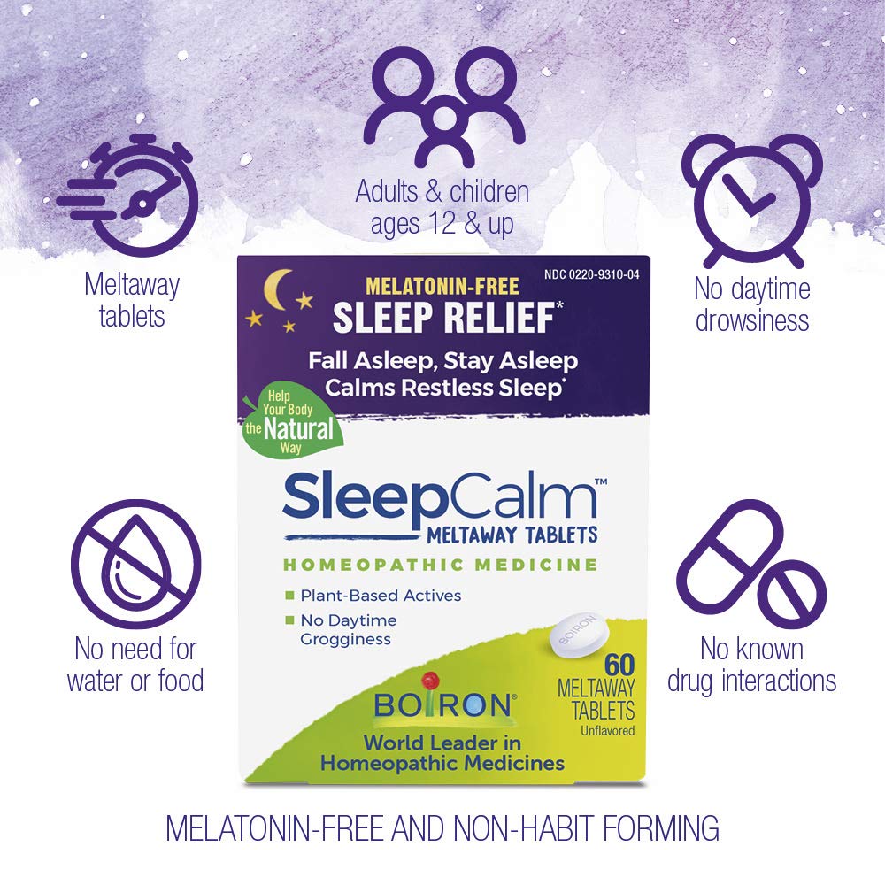 Boiron SleepCalm no-water-needed format suitable for nighttime routines.