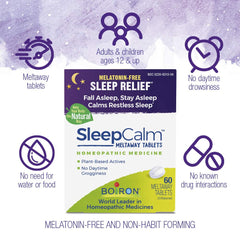 Boiron SleepCalm no-water-needed format suitable for nighttime routines.