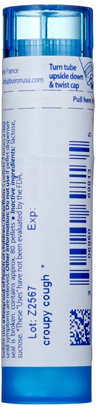 Close-up of Boiron Spongia Tosta 30C bottle