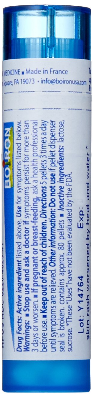 Boiron Sulphur 30C tubes come in a convenient five-pack.