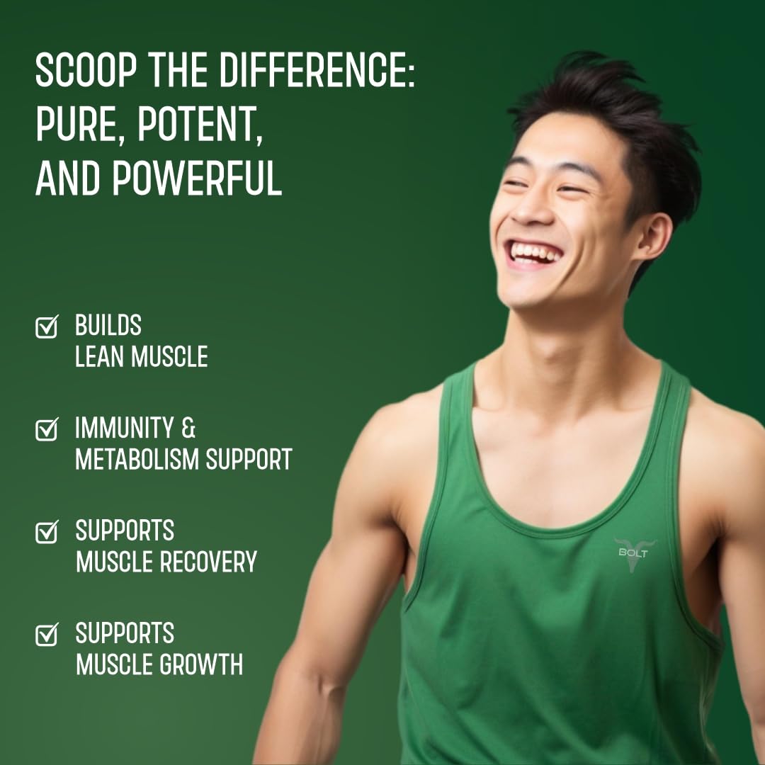 Bolt Biozyme Vanilla superfood phycocyanin adds color and recovery-friendly nutrition