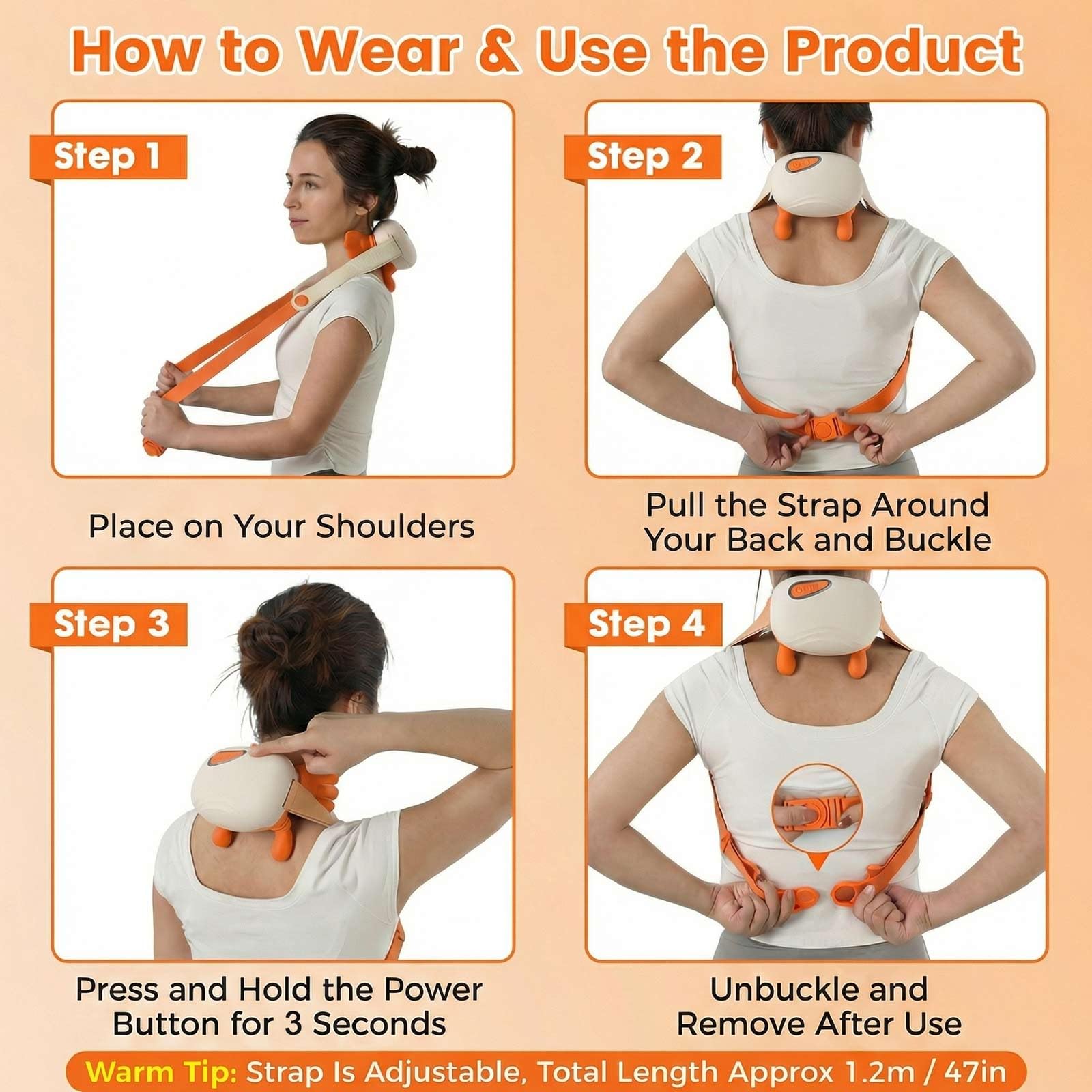 Bolumka massager suitable for office and home relaxation