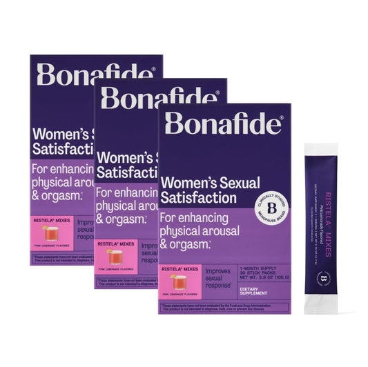 Bonafide Ristela Mixes bottle for everyday arousal support potential.