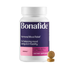 Bonafide Serenol bottle front showing natural mood support formulation