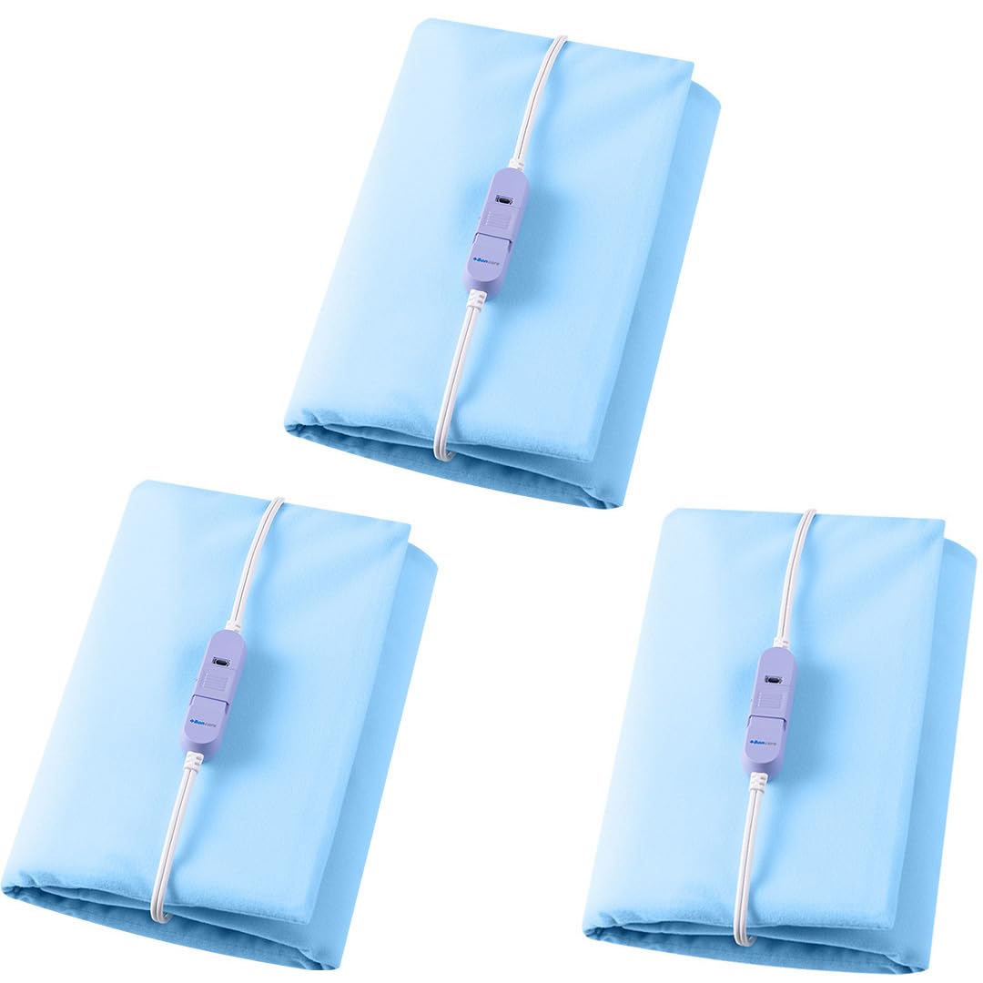 Boncare Stay-On heating pad with back and shoulders coverage for steady warmth