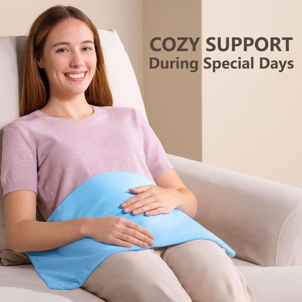 Boncare Stay-On heating pad removable washable cover for easy freshness