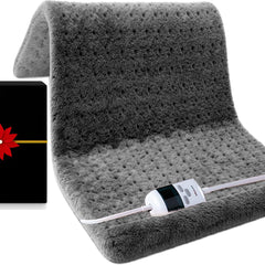 Boncare Ultra Plush XXL heating pad covers back and shoulders for targeted warmth.