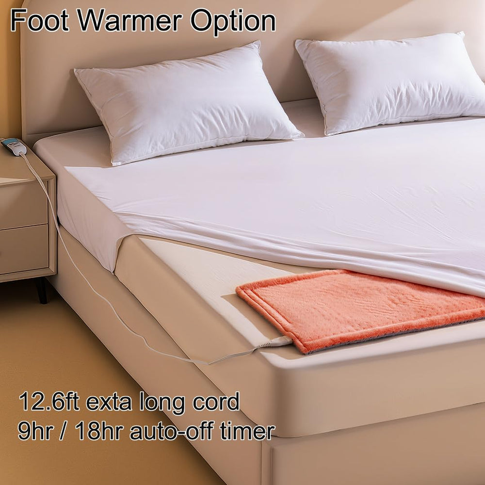 Boncare heating pad offers dry or moist warmth for personalized comfort.