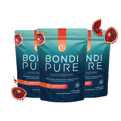 Bondi Pure Blood Orange tub front for daily hydration.