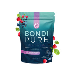 Bondi Pure daily health detox drink bottle with berry flavor for refreshed hydration.