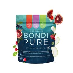 Bondi Pure daily health detox stick pack ready for quick wellness