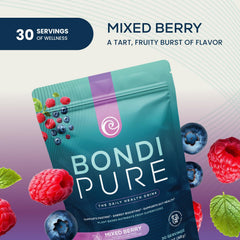 Bondi Pure organic wheatgrass and barley grass blend supports antioxidant activity.