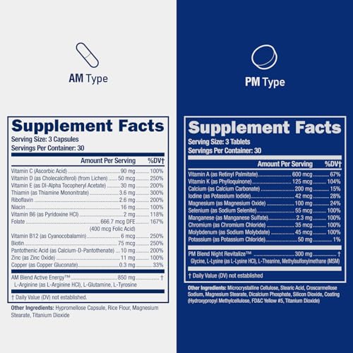 Bone Science Dr’s Grow Up AM capsules shown for daytime nutrients.