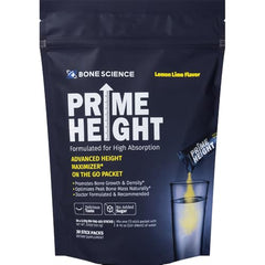 Prime Height lemon-lime flavor powder dissolves in water.