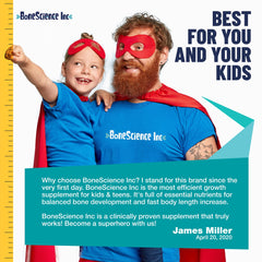 BoneScience customer service image indicates fast help within 12 hours.