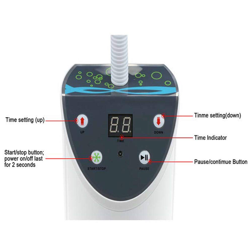 BONEW sleek ergonomic handheld unit for comfortable home whitening.
