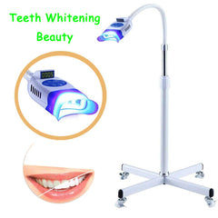 BoNew teeth whitening lamp on a stand illustrating professional setup at home
