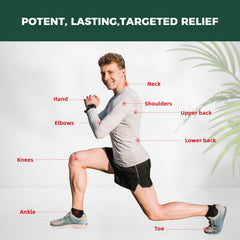 An elbow-area BonicaEaseX patch targets soreness with precision.