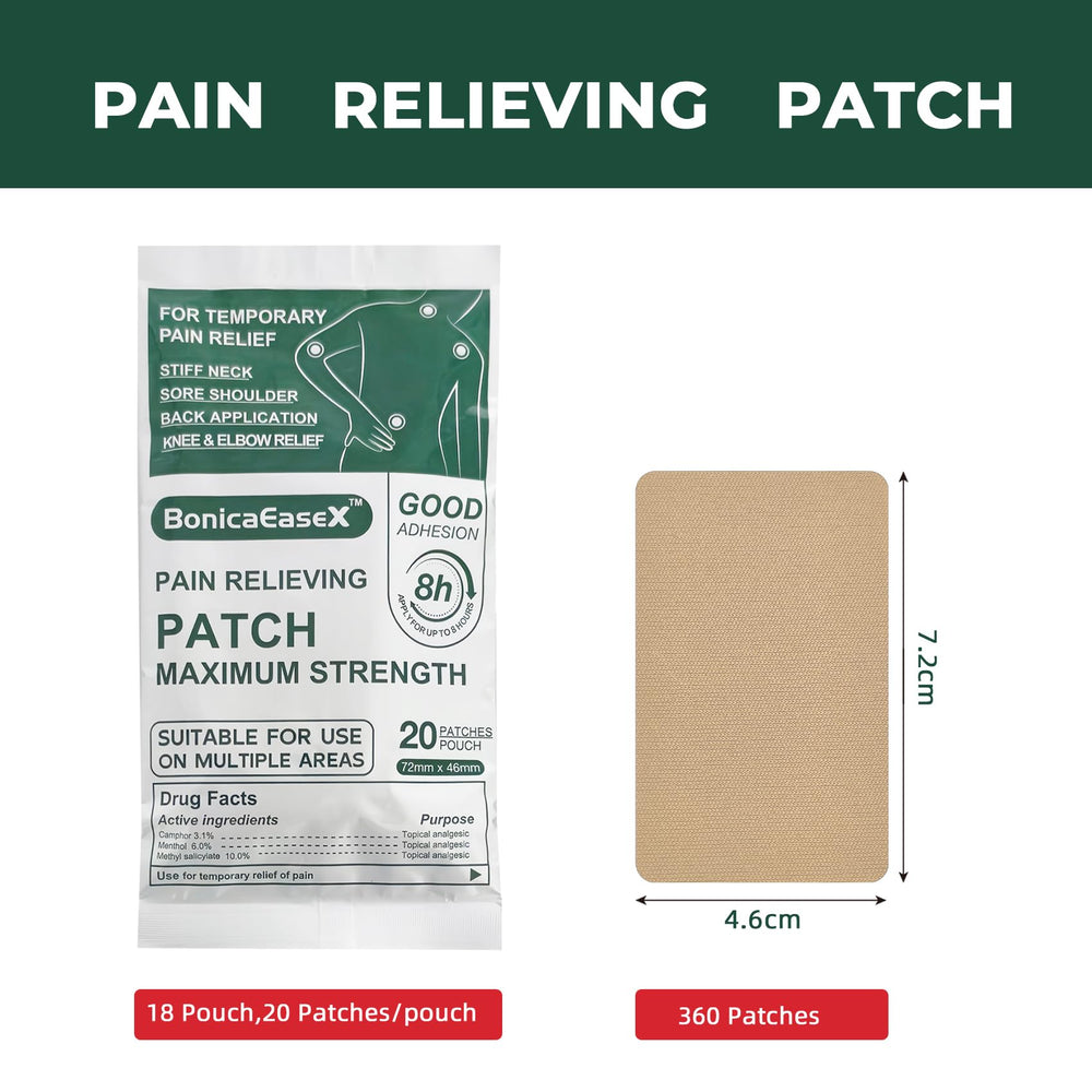A BonicaEaseX wrist patch supports small joints with breathable wear.