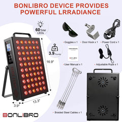 BONLIBRO portable therapy panel for convenient in-home sessions.