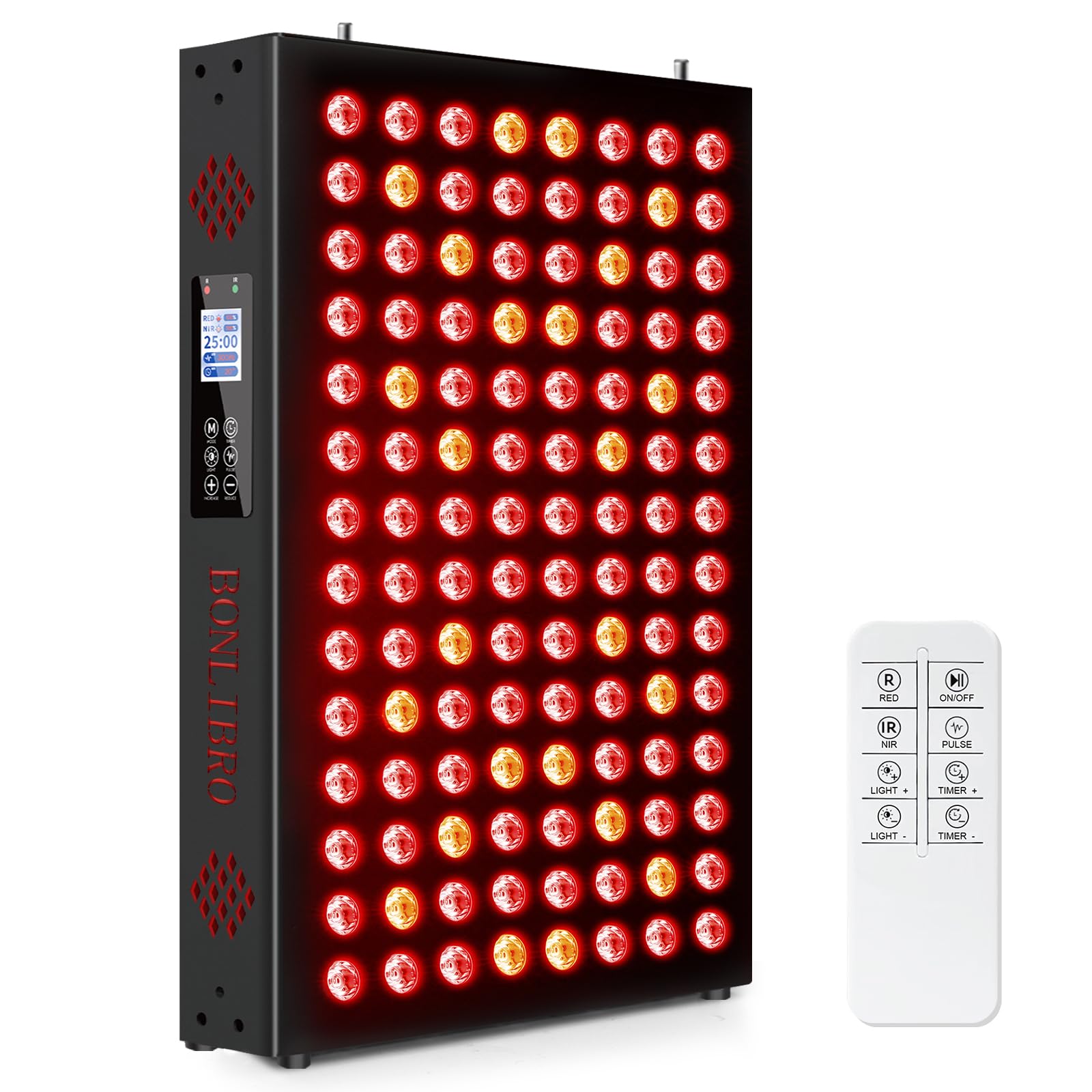 BONLIBRO red light panel with four wavelengths for versatile at-home therapy and skin support.