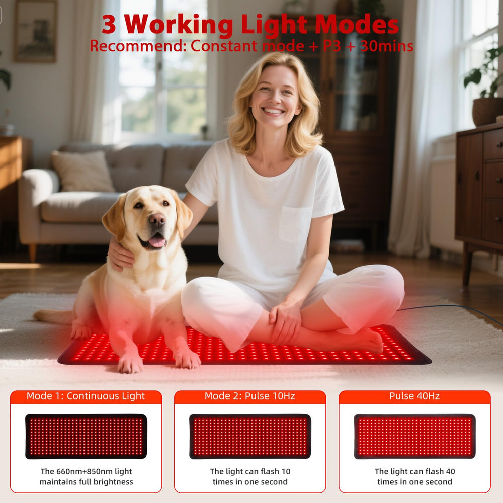 bonodave red light therapy mat use on back for post‑exercise relief