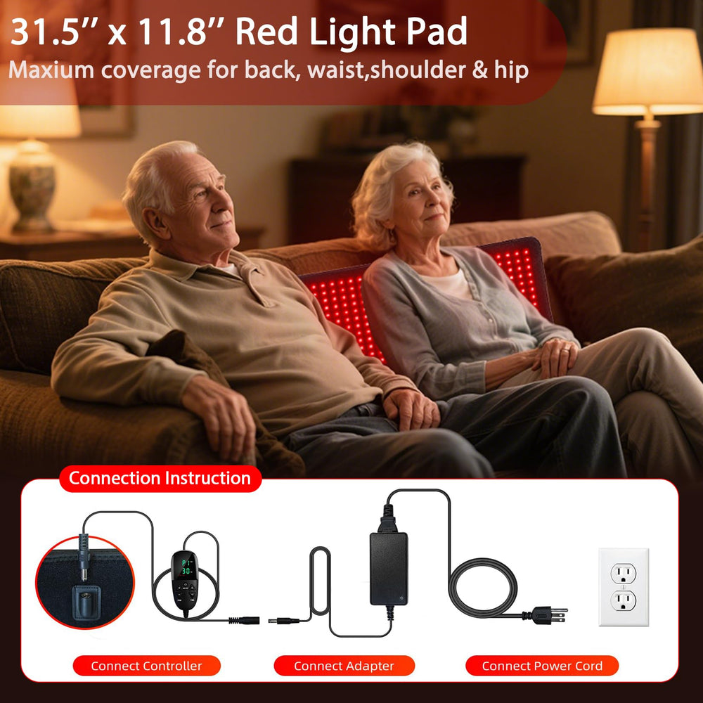 bonodave red light therapy mat wide coverage for larger body parts