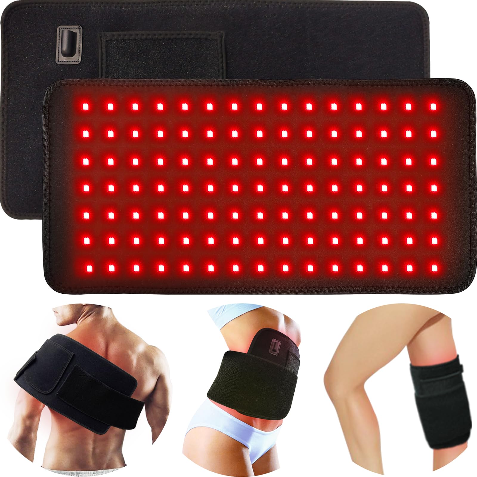 bonodave red light therapy pad for back relief and circulation