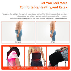 bonodave red light therapy pad for knee comfort and warmth