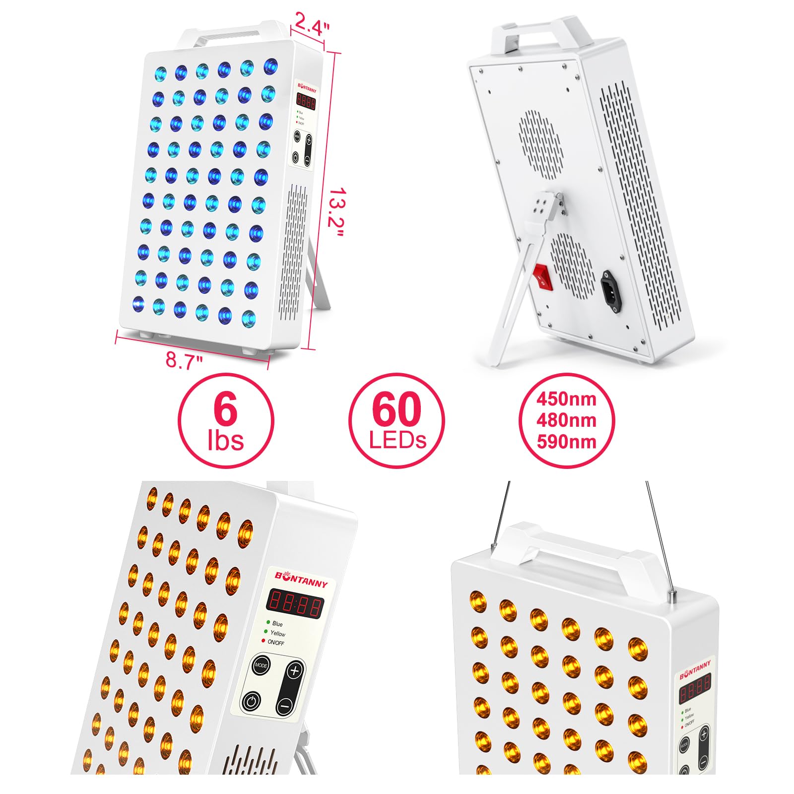BONTANNY BO-300 remote control enables precise therapy session customization.