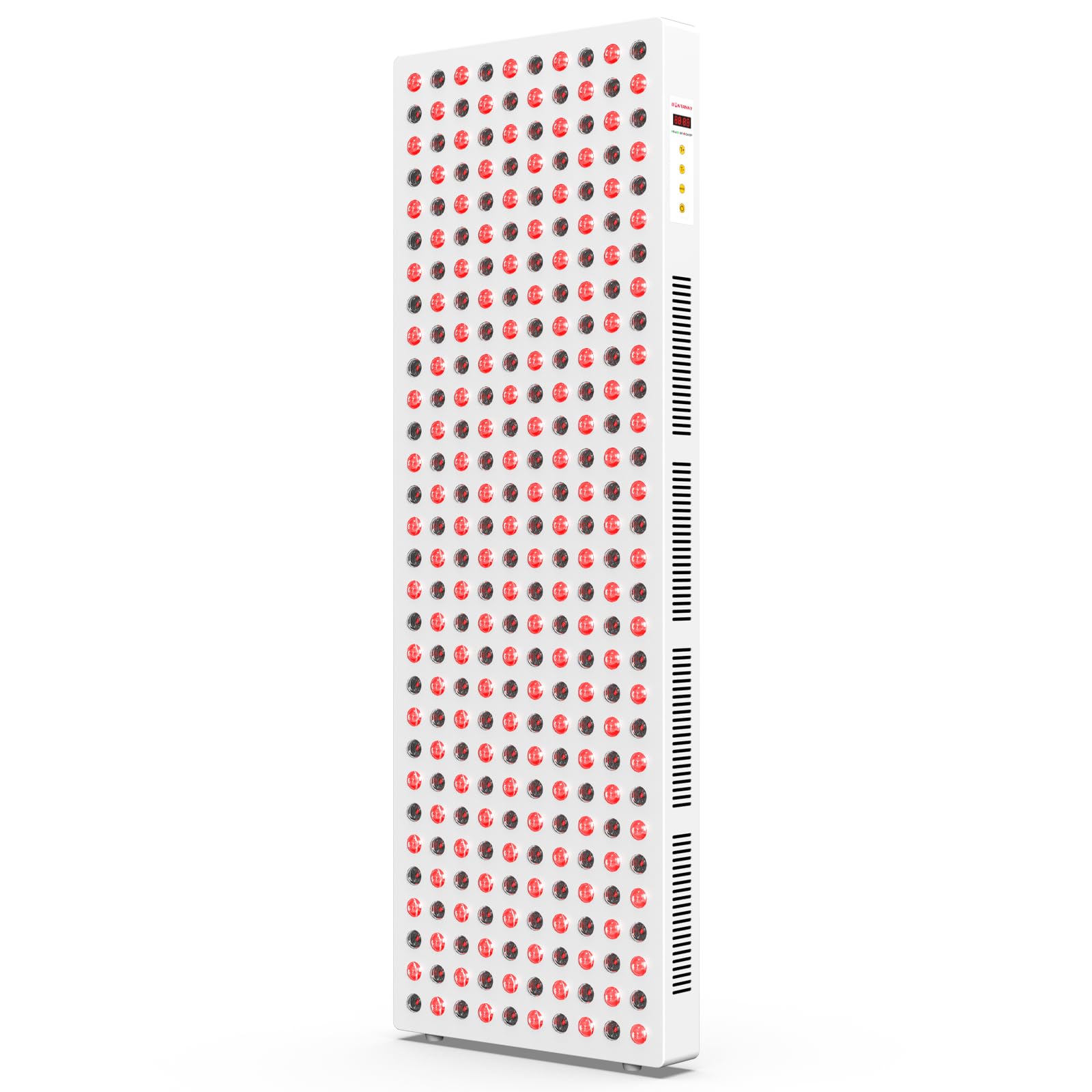 Bontanny red light therapy panel front view with even coverage for sessions