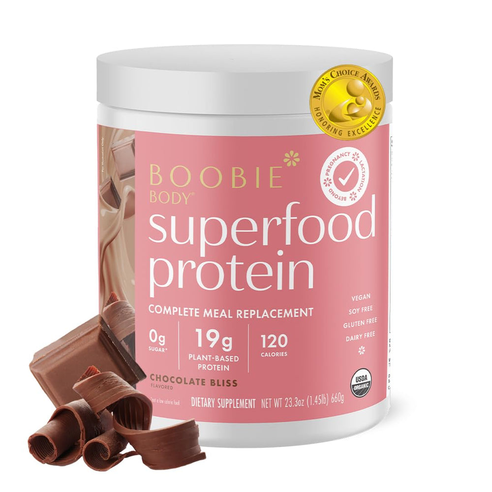 Boobie Body Chocolate Bliss tub front view for nourishing moms