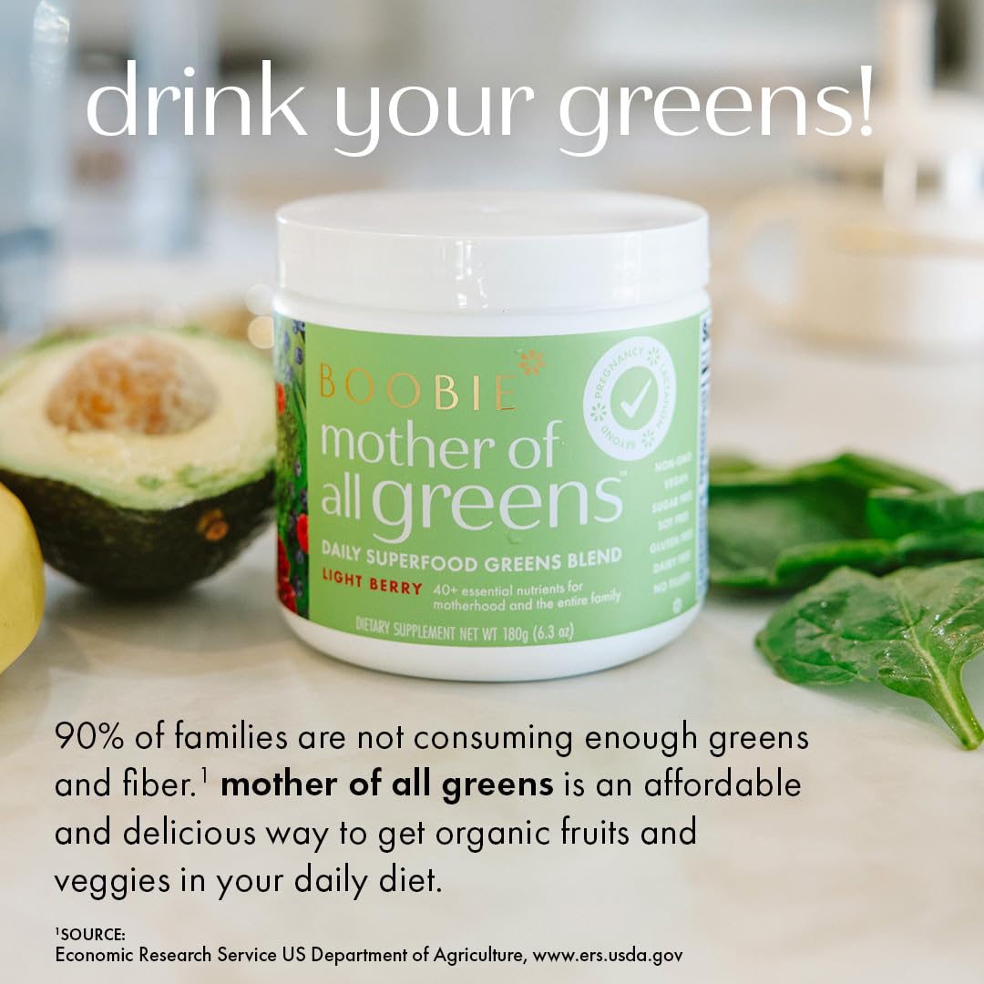 Boobie Brands label indicating vegan, gluten-free, and sugar-free promises.