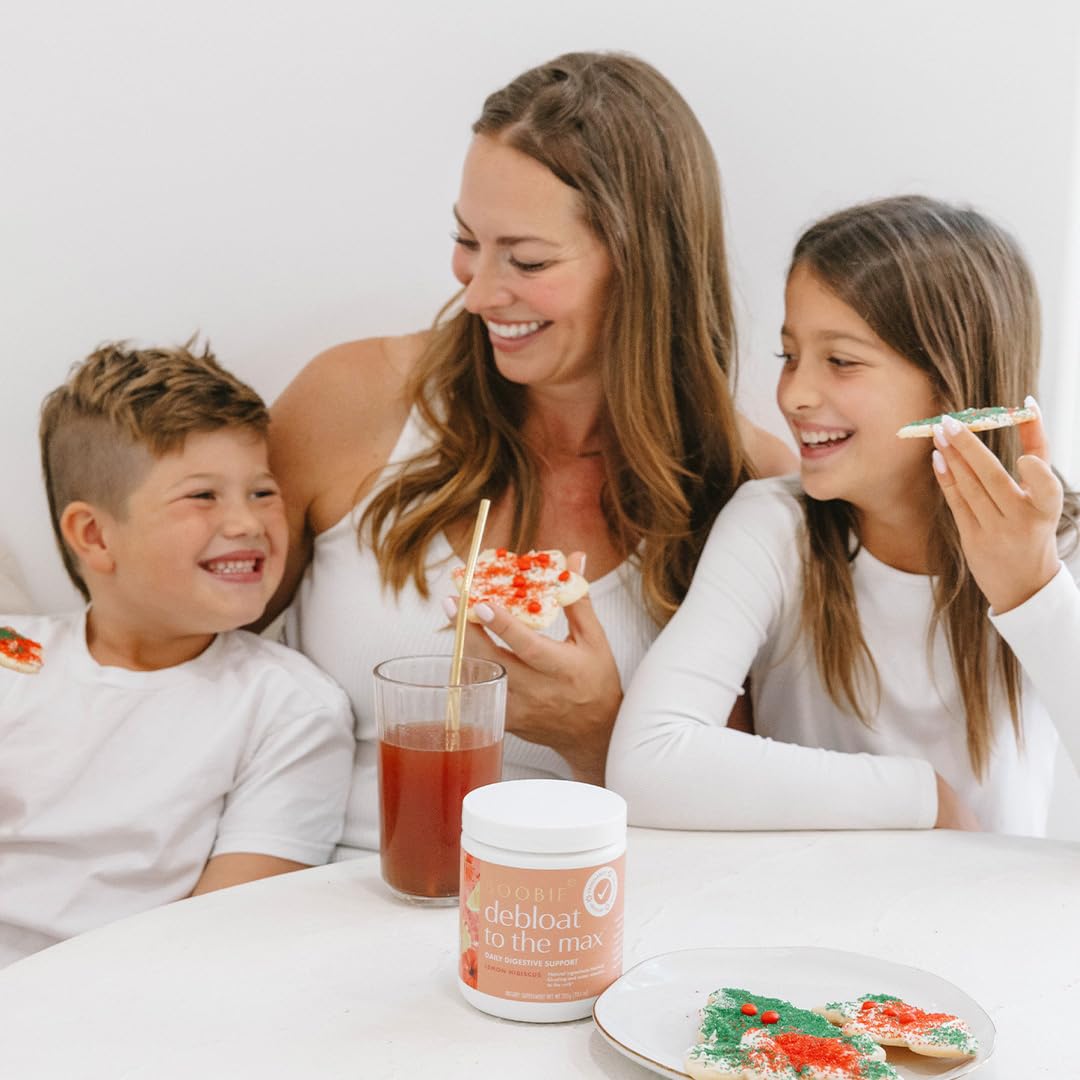 Boobie Debloat to the Max gluten-free and sugar-free packaging highlight