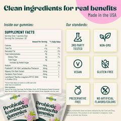 BoochBod bloating-relief gummy demonstrates on-the-go relief after meals.