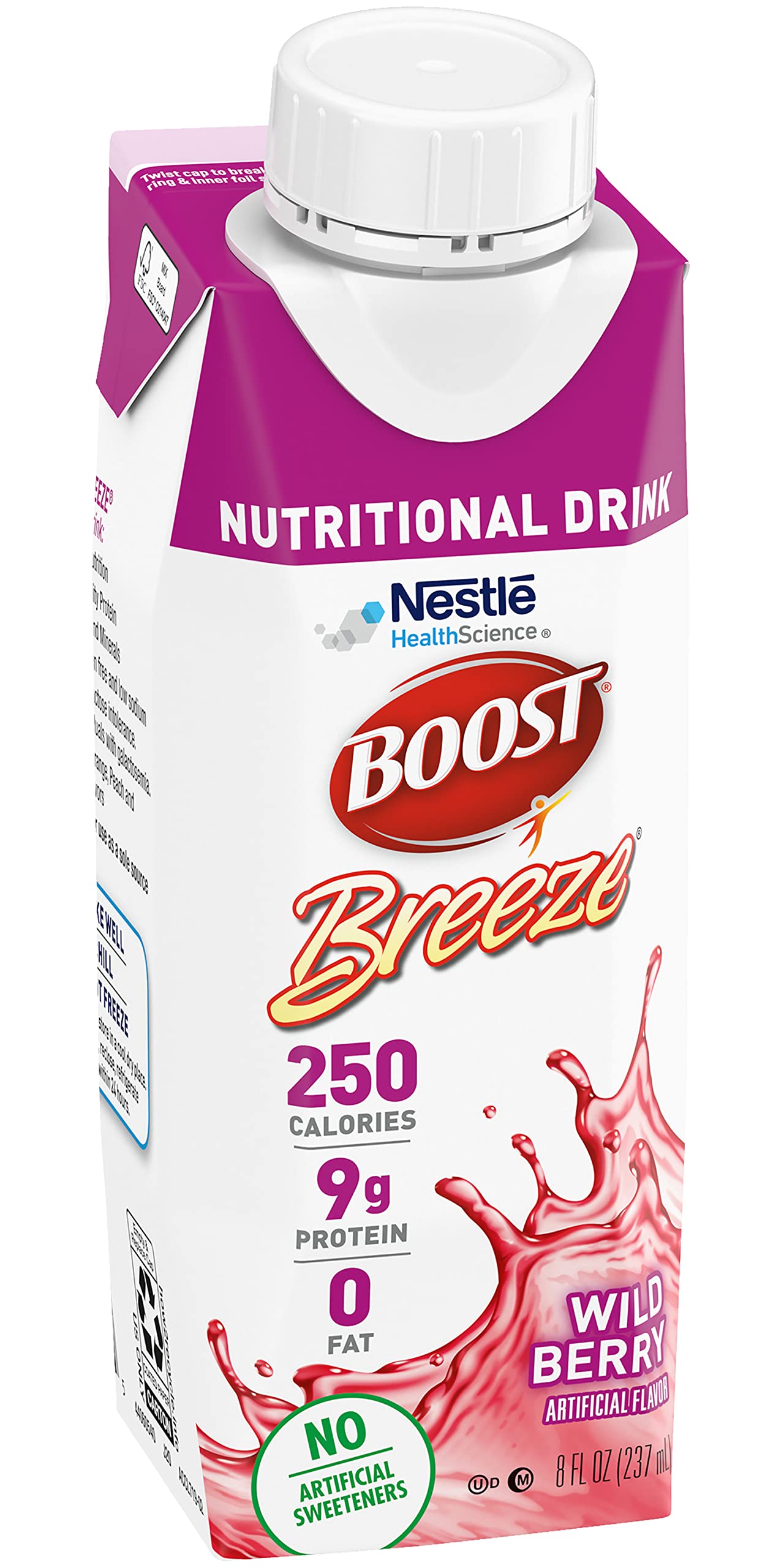 BOOST Breeze pack of 12 bottles offers convenient multi-pack for everyday fueling.