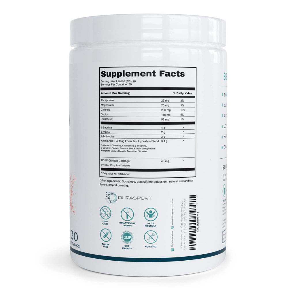 BOOST-IT NUTRITION Durasport athlete using product during cooldown for recovery.
