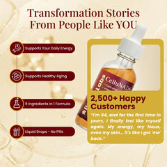 Boost Labs Liposomal NAD+ dropper for convenient on-the-go supplementation.