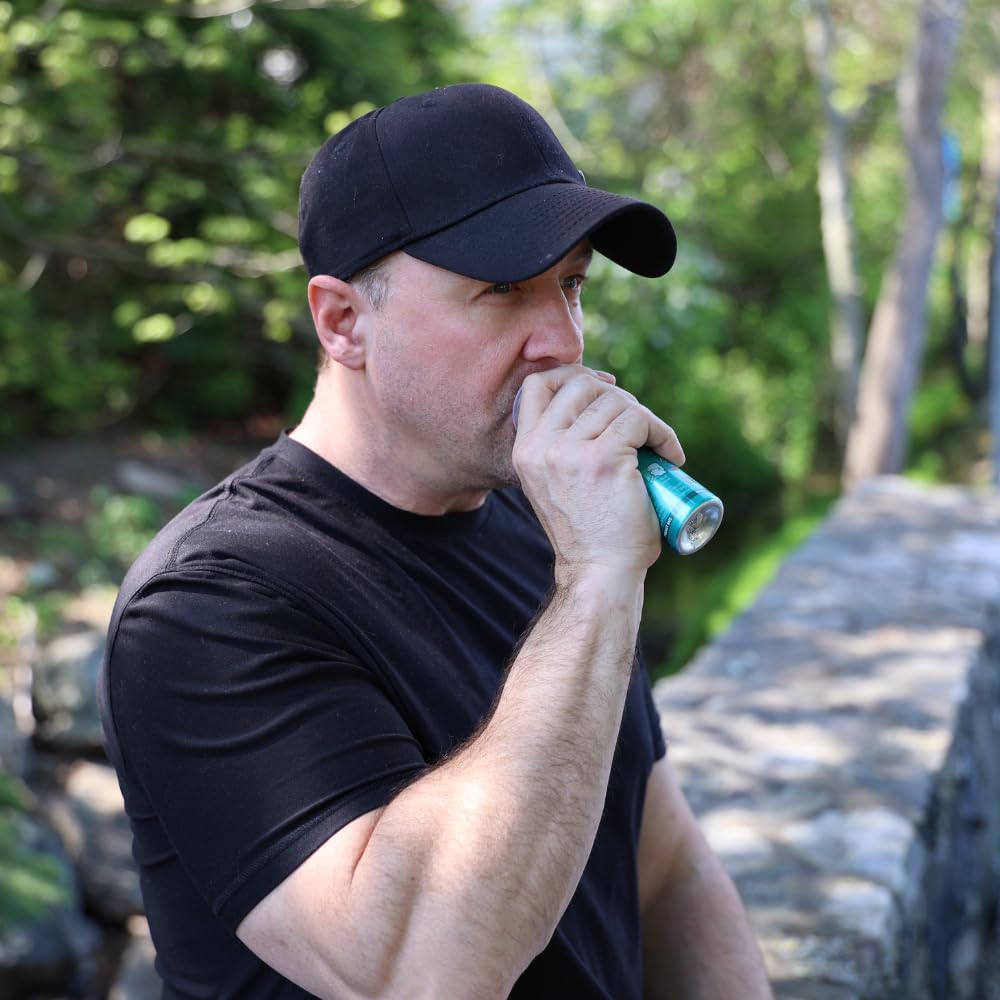 Boost Oxygen Pocket Size Breathe menthol-eucalyptus aroma, six-pack, portable packaging.